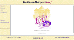 Desktop Screenshot of metzgerei-graf.de